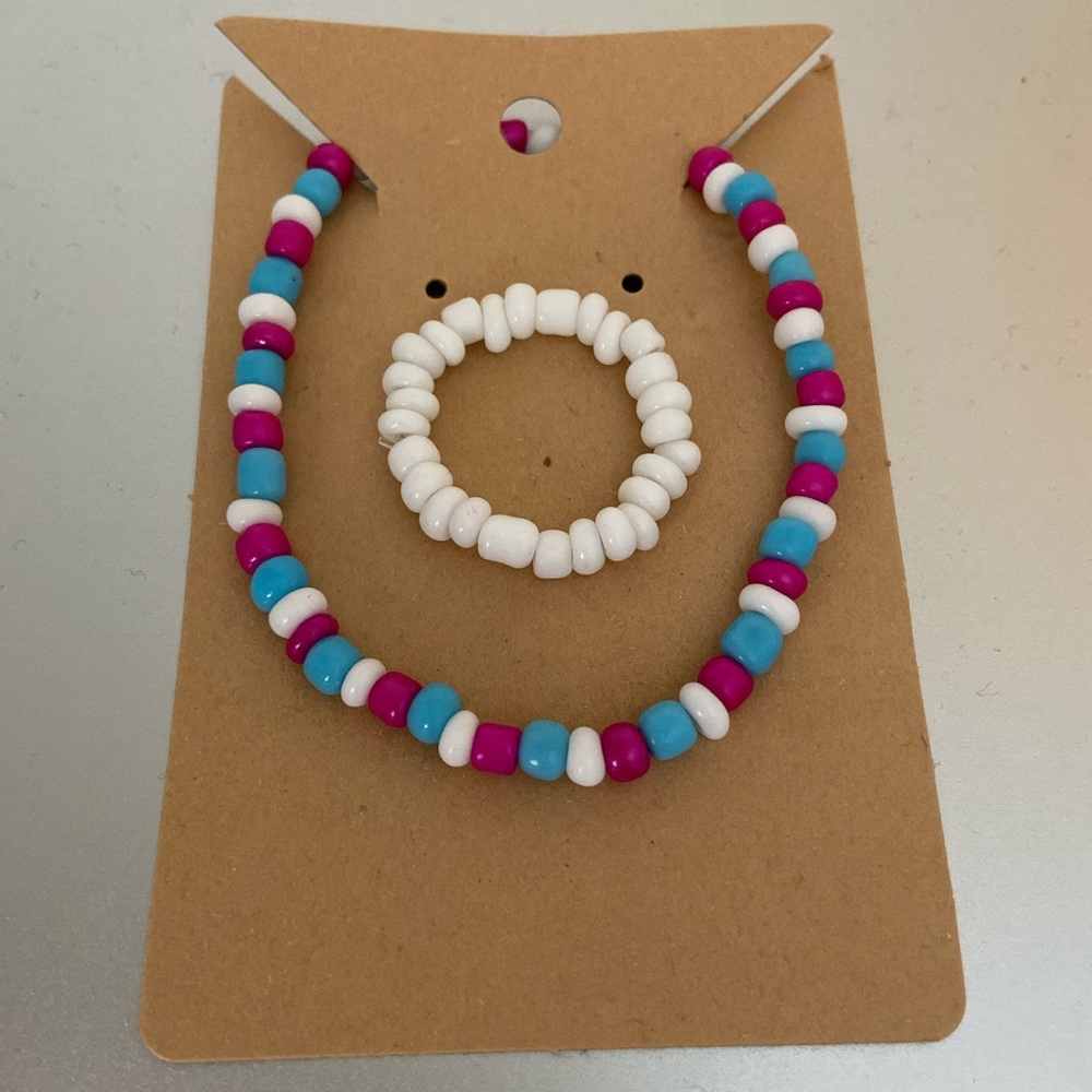 Harry Styles Fine Line bracelet & White ring